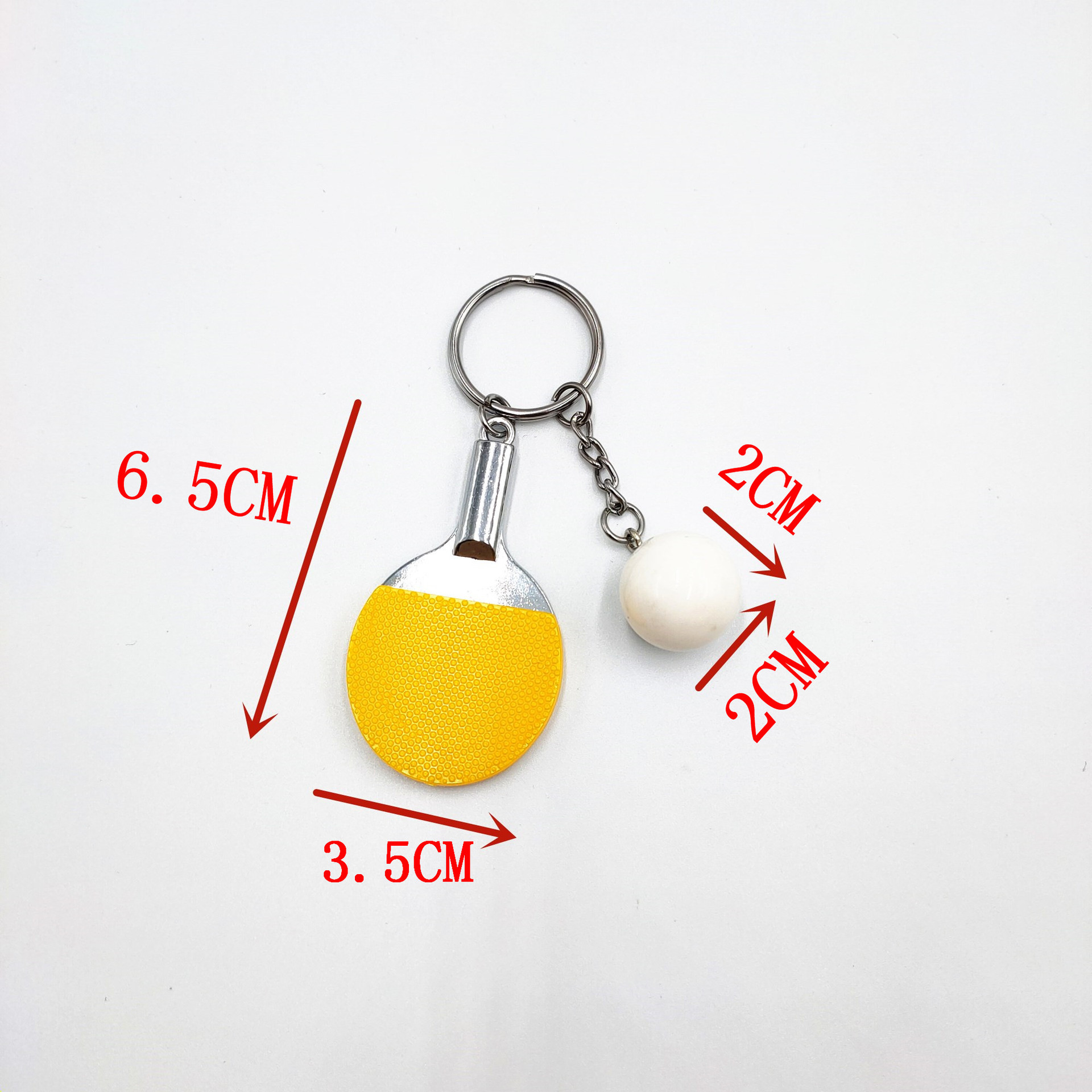 Mini simulación de tenis de mesa raqueta llavero colgante de tenis de mesa fans de recuerdo actividad deportiva regalo transfronterizo