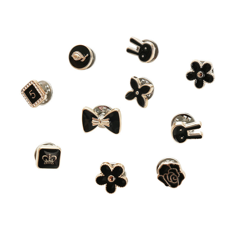 Perla anti-exposición hebilla decoración mini linda cara sonriente broche mujer escote pin ropa fija ramillete Accesorios