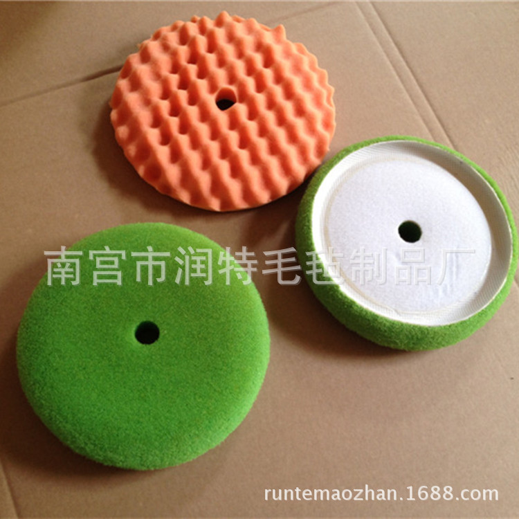 批发抛光打蜡海绵球 海绵轮 海绵圆盘 汽车美容打蜡增量海绵