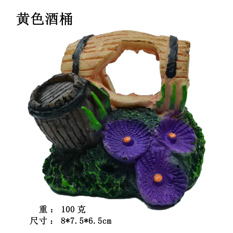 Barril de vino amarillo