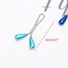 Silk scarf clamping bright water drops new female neck pearl U -shaped needle silk scarf pinch scarf needle pearl broiler silk scarf buckle