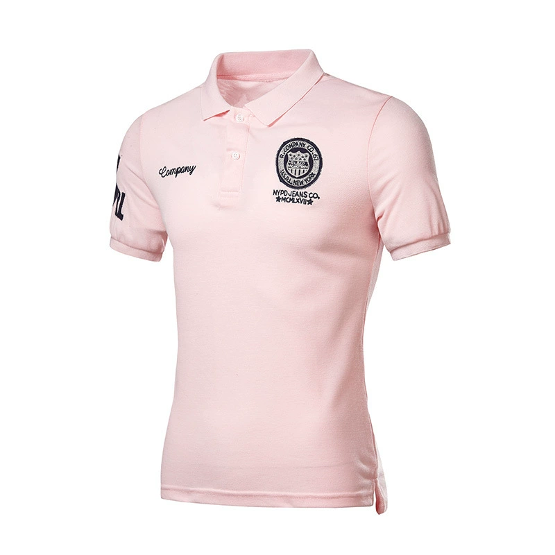 Поло, дышащая удобная трендовая универсальная футболка, 2020 год, slim fit, с коротким рукавом, для подростков