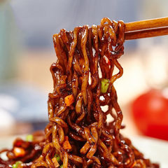 Korean influencer's Jajangmyeon Samyang Turkey Noodle – Korean-style Instant Dry Mixed Noodles, 5-pack box with 8 individual servings