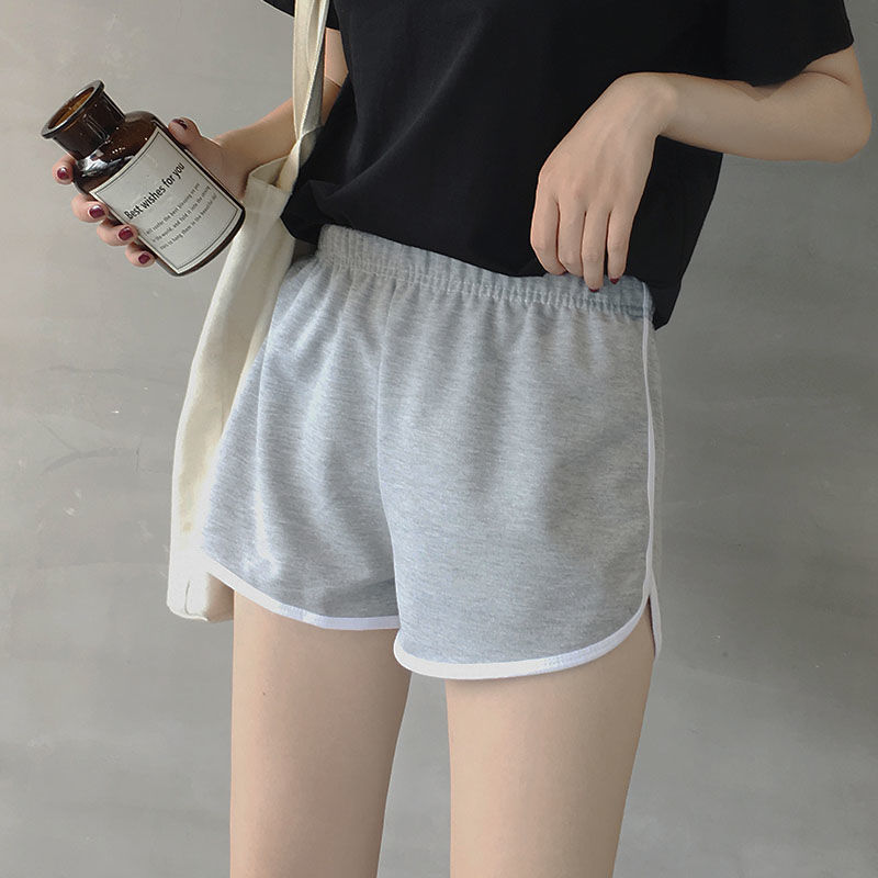 2024 pantalones cortos deportivos de verano para mujer nuevo estilo holgado estudiante fitness casual para correr pijama puesto de fondo de todo fósforo ropa de mujer image 6