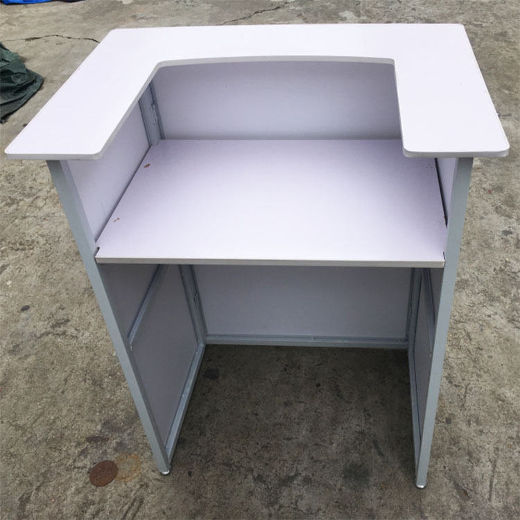 Mesa de Degustación Promocional de 3 Niveles de Hierro y PVC Impermeable para Supermercado