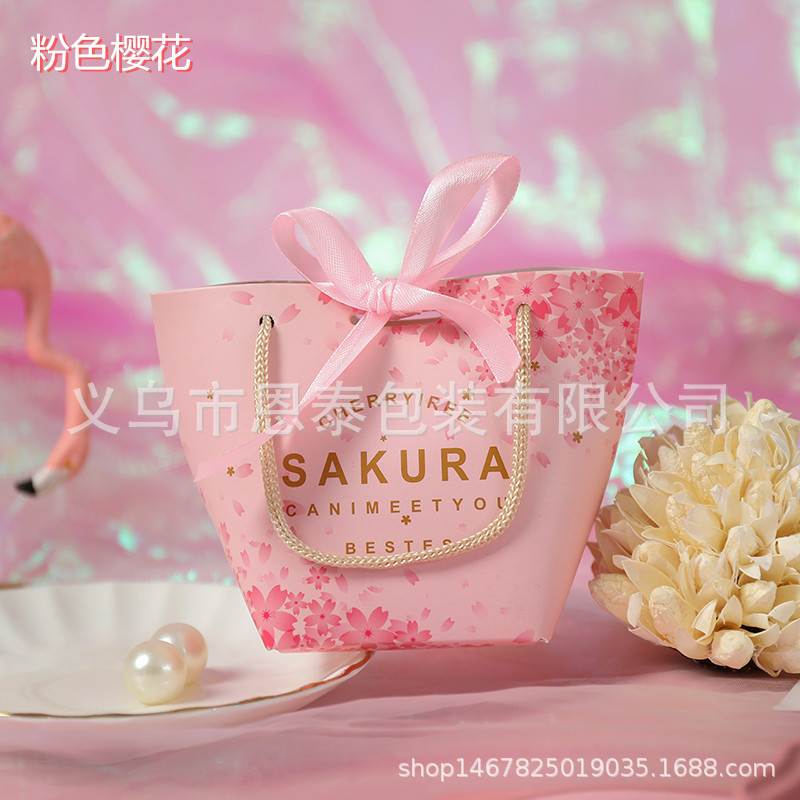 38妇女节礼物袋首饰品包装袋新款礼品袋化妆品香薰口红礼袋印logo