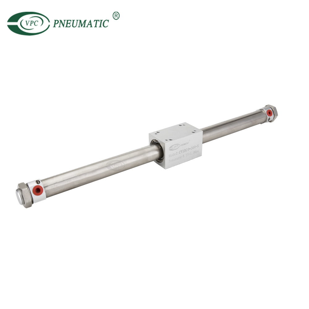 smc型CY1R CY1B复动型气缸无杆气缸系列磁偶活塞杆式