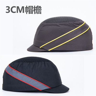 Delta 102110 casco de béisbol ligero protección laboral de verano sistema de gorra anticolisión transpirable