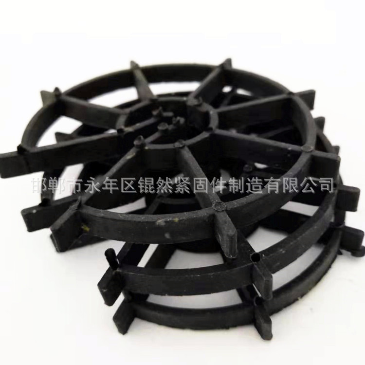 4.0钢筋塑料保护层垫块钢筋保护层垫圈梅花形塑料支架钢筋定位卡