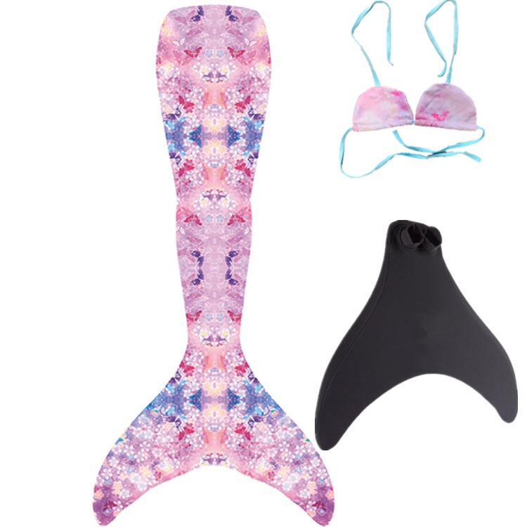 Traje de Baño de Sirena para Niños, Estilo Europeo y Americano 2020, Disfraz de Cola de Pez, Regalo, Puede Equiparse con Aletas, Alta Elasticidad para Bebés y Niños