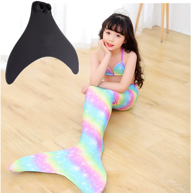 Traje de Baño de Sirena para Niños, Estilo Europeo y Americano 2020, Disfraz de Cola de Pez, Regalo, Puede Equiparse con Aletas, Alta Elasticidad para Bebés y Niños