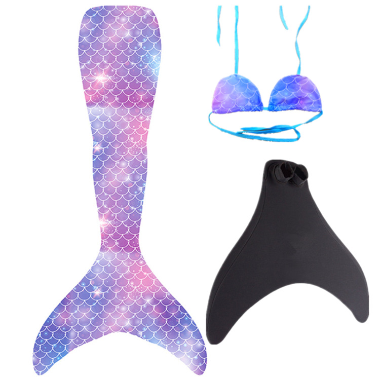 Traje de Baño de Sirena para Niños, Estilo Europeo y Americano 2020, Disfraz de Cola de Pez, Regalo, Puede Equiparse con Aletas, Alta Elasticidad para Bebés y Niños