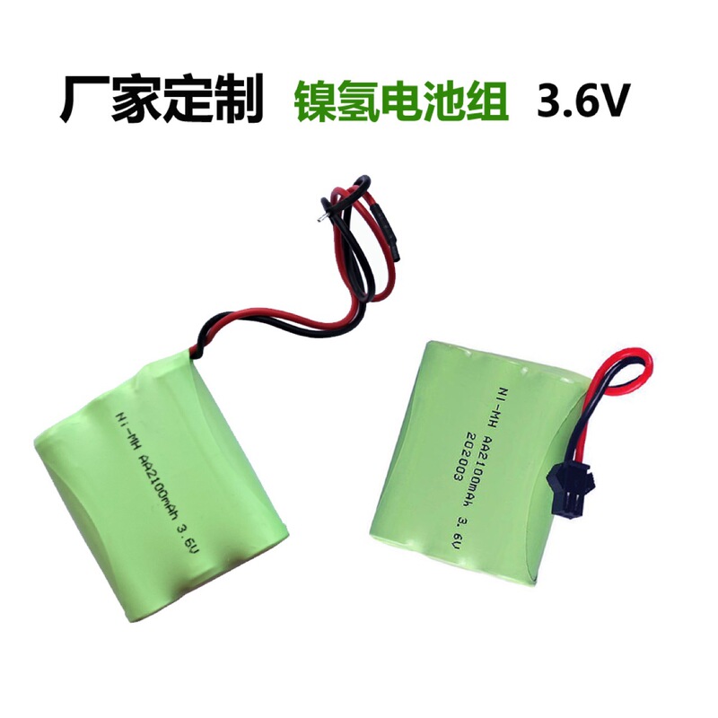 [Remote Control Car Battery] Ni-MH Battery Pack No.5 No.7 3.6V2100mAh Factory Customized Production of Large Capacity