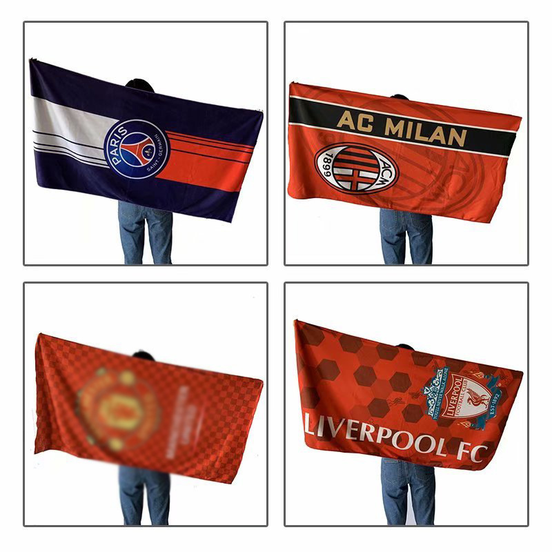 Big bath towel for fans Real Madrid Liverpool Juventus Arsenal AC Milan Inter Milan Chelsea beach towel towel