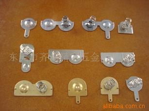 供应电池弹片, 弹簧电池接触片，接线端子弹片