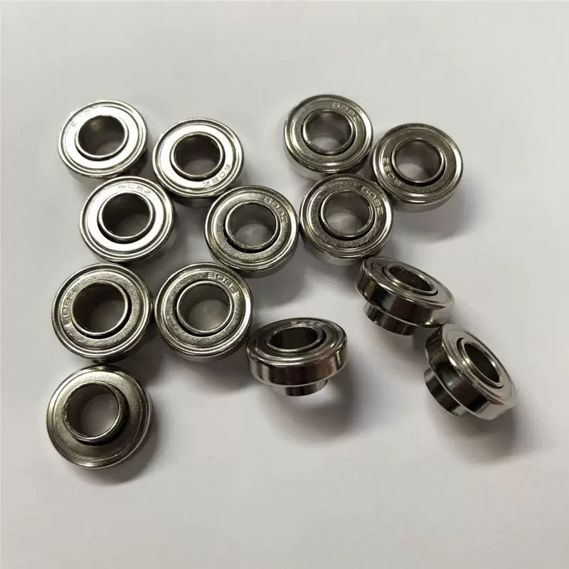 厂家直供 专业定 制非标608zz轴承 镀镍 内孔10mm铁皮冲压轴承