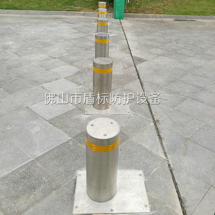 不锈钢全自动一体式液压升降柱出入口阻拦桩智能电动隔离防撞路柱