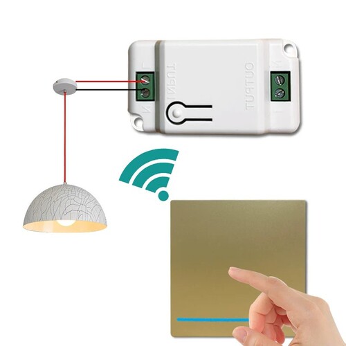 Tuya wifi smart switch wireless remote control switch mobile phone remote control AI smart speaker voice control