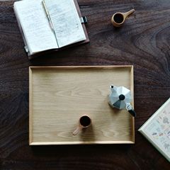 Yfjy Product Teacup Plate Japanese and Korean Minimalist Tableware Dessert Plate Rectangle Tea Plate DIY Hand Brew Coffee Plate