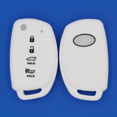 4-Key Key Case Luminous — Static Rod/Key Bag - white