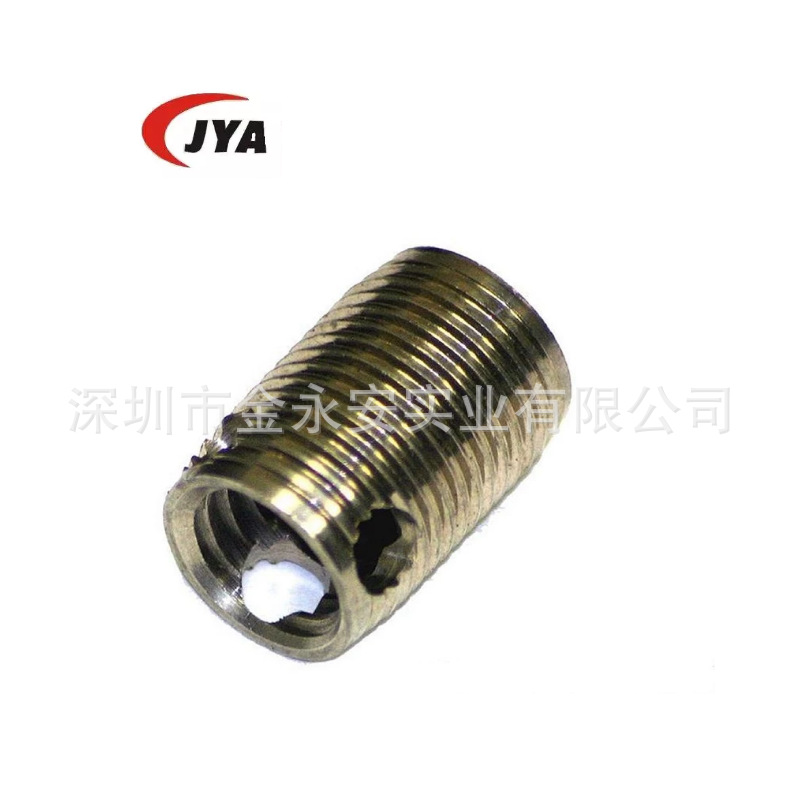 【厂家代理】品牌自攻螺纹套 内外牙自攻丝套 不锈钢自攻衬套