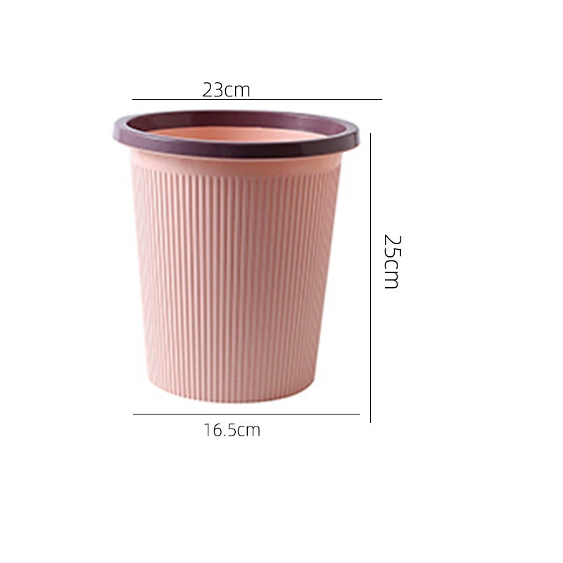 Plastic big garbage can, simple and elegant design, wholesale