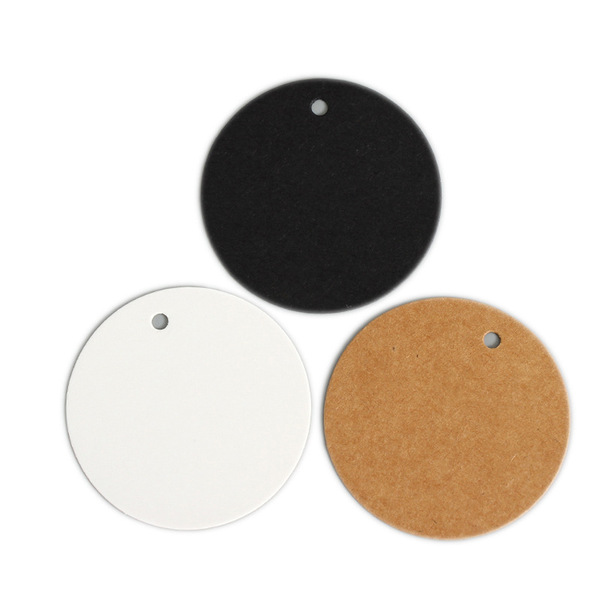 round leather universal design cards