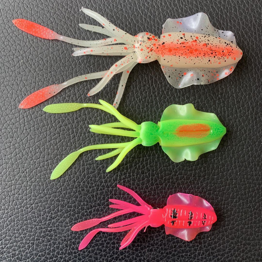 Sea fishing squid bait soft bait bionic simulation squid bait sea fishing boat fishing cuttlefish fake bait Lua bait octopus octopus 4