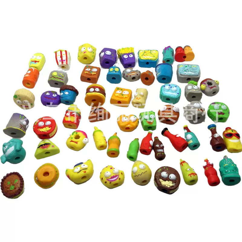 垃圾虫公仔 卡通怪兽软动物 32mm扭蛋玩具 散货批发