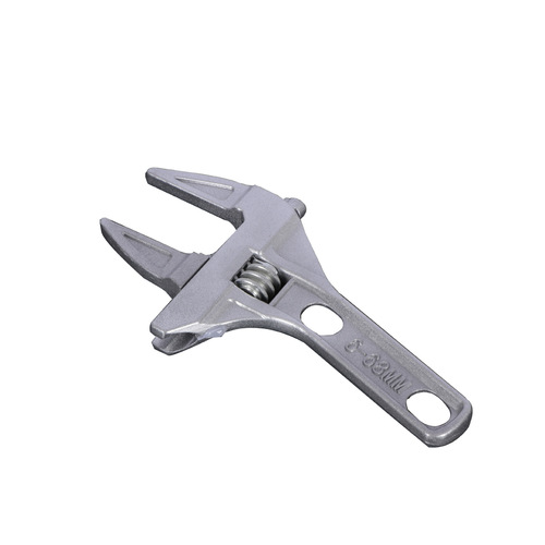 Short handle bathroom repair wrench wholesale large opening adjustable wrench washbasin drain hardware tool repair