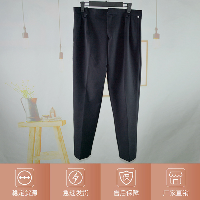 Non-ironing Straight Pants for Middle-aged and Elderly Men's Business Loose Casual Pants Non-ironing Straight Pants for Middle-aged and Elderly Men's Business Loose Casual Pants
