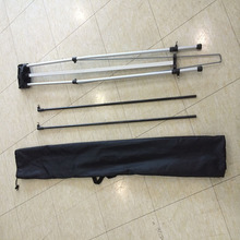 上海铝合金L架纤杆小雪人L架挂画架易拉宝铁X架展架可折叠设计