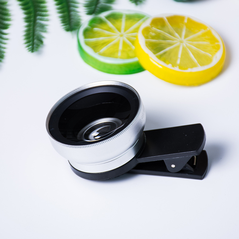 0.45 veces chao gran angular combinación dos en uno lente de teléfono móvil gran angular clip de disparo externo macro cámara 0.