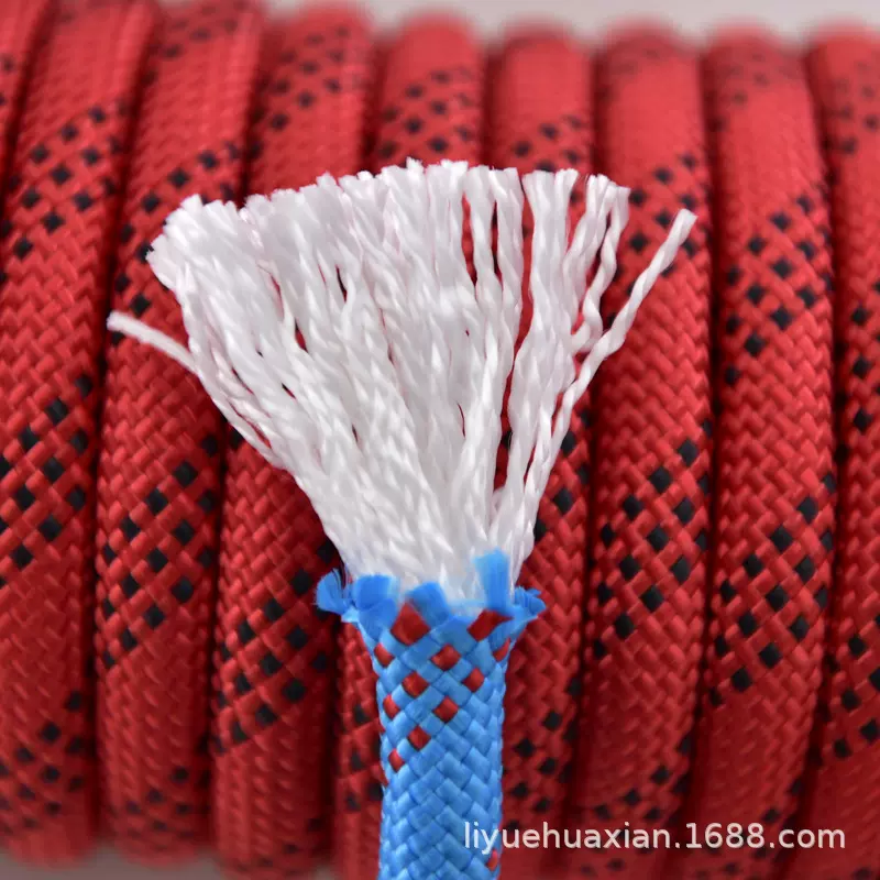 浩捷登山绳攀岩绳高空作业绳户外登山逃生绳涤纶安全绳高强