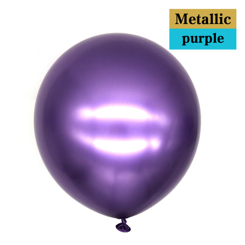 Globos cromados metálicos de 10 pulgadas, personalizables con logo, decoración para eventos
