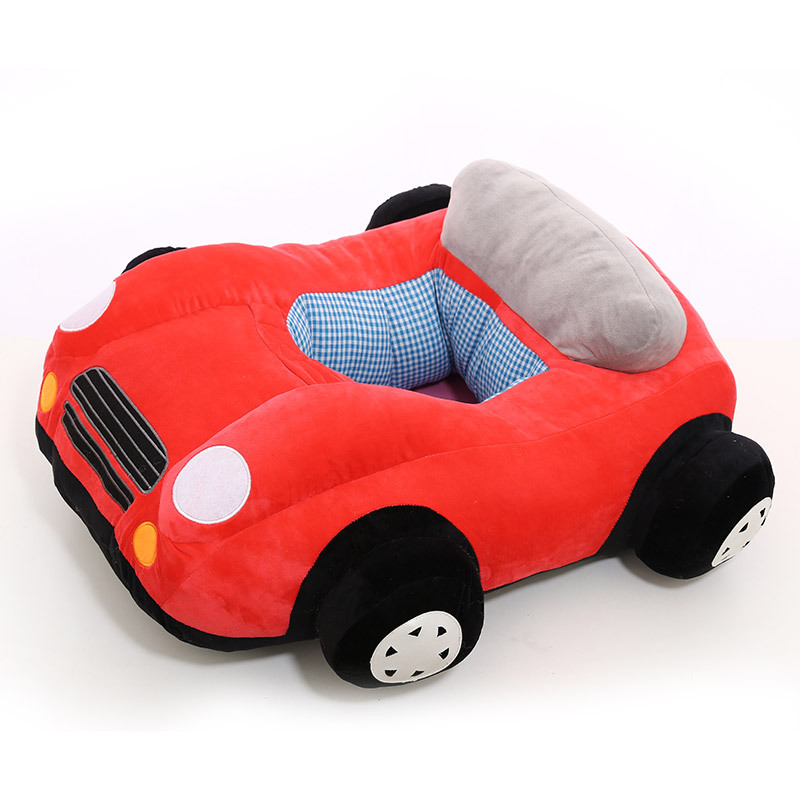 Sillón infantil con forma de coche – apoyo antivolcado, juguete de peluche image 6