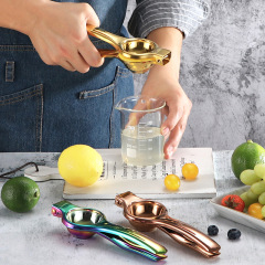 Amazon's best selling lemon squeeze304 stainless steel mirror manual fruit squeezer orange lemon squeezer