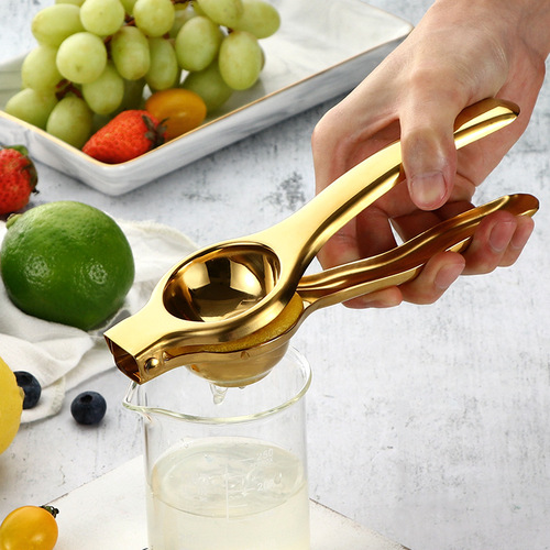 Amazon's best selling lemon squeeze304 stainless steel mirror manual fruit squeezer orange lemon squeezer