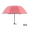 Umbrella wind -shielding rain, rain -resistant and colorful umbrella women's thickened sunscreen umbrella anti -ultraviolet flowing three % off umbrella