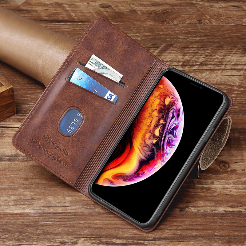 ASUS ZB631KL Flip card holder phone case ASUS ZenFone 8 Flip cowhide leather case applicable