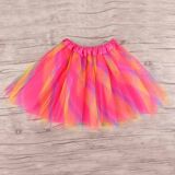 Детская юбка на девочку, короткий наряд маленькой принцессы, из фатина