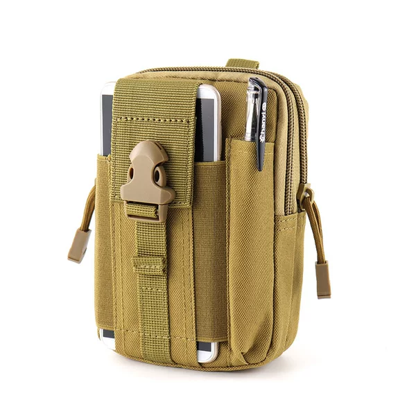 Factory direct outdoor sports waist bag men wear belt multi-functional tactical waist bag bag bag coin purse mobile phone bag