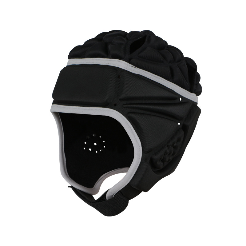 Casco de patinaje sobre ruedas para niños ajustable anticolisión transpirable fútbol portero cabeza tapa suave fútbol equipo de protección cabeza cubierta