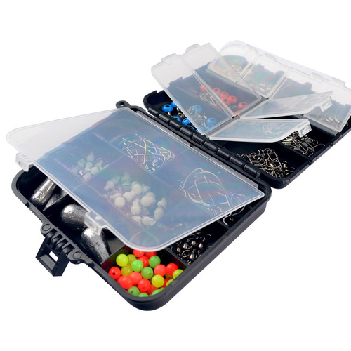 Amazon style bait box with lead head hook 177-piece set Lure accessories Small fishing group Cross-border e-commerce