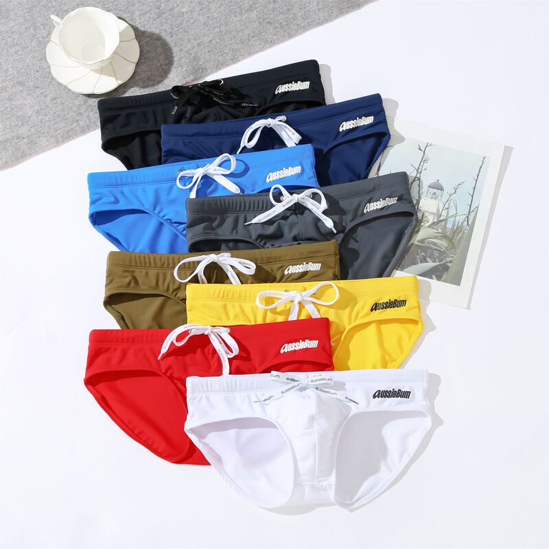 aussiebum men's low waist elastic comfortable trendy sexy swimming trunks aussiebum men's low waist elastic comfortable trendy sexy swimming trunks