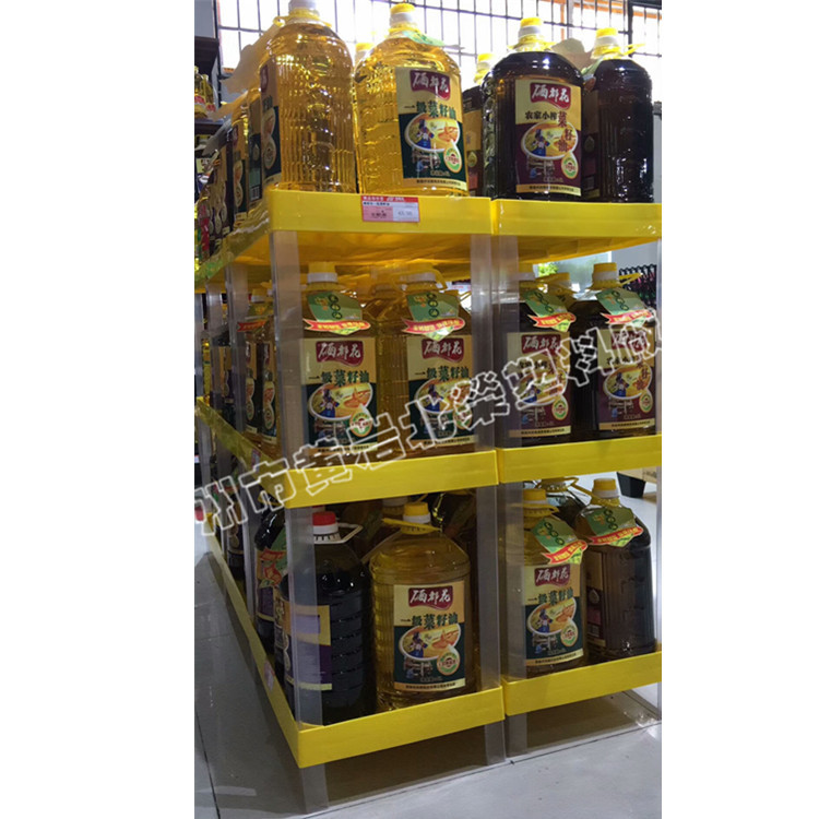 三层53*35超市食用油米面罐头蔬菜水果坚果酱展台展示架货架