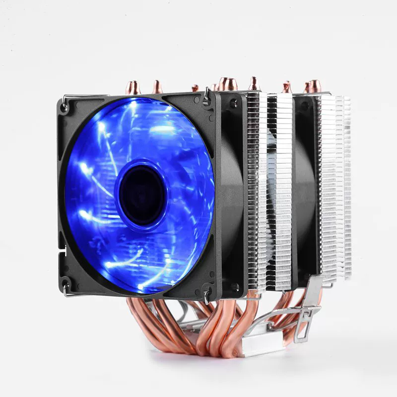 КПД радиатор 6 медных труб ульт quiet вентилятор 1155AMD2011 курица таблица-тип компьютерного вентилятора