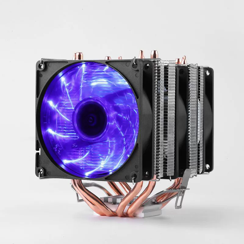 КПД радиатор 6 медных труб ульт quiet вентилятор 1155AMD2011 курица таблица-тип компьютерного вентилятора