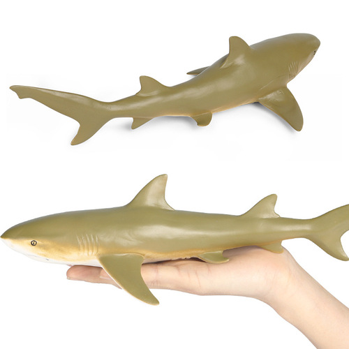 Simulated marine animal model children's soft rubber killer whale great white shark beluga blue whale dolphin sperm whale toy ornaments