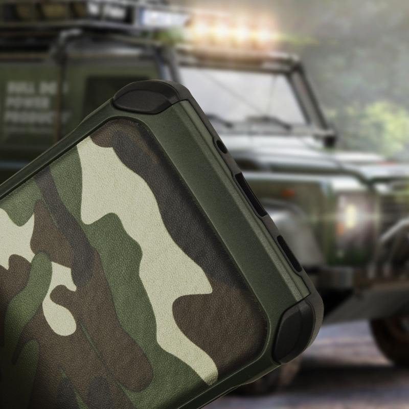 Convient pour téléphone Samsung S20 S21 + protection S21 Ultra camouflage, emballage complet anti-chute_voghion.com